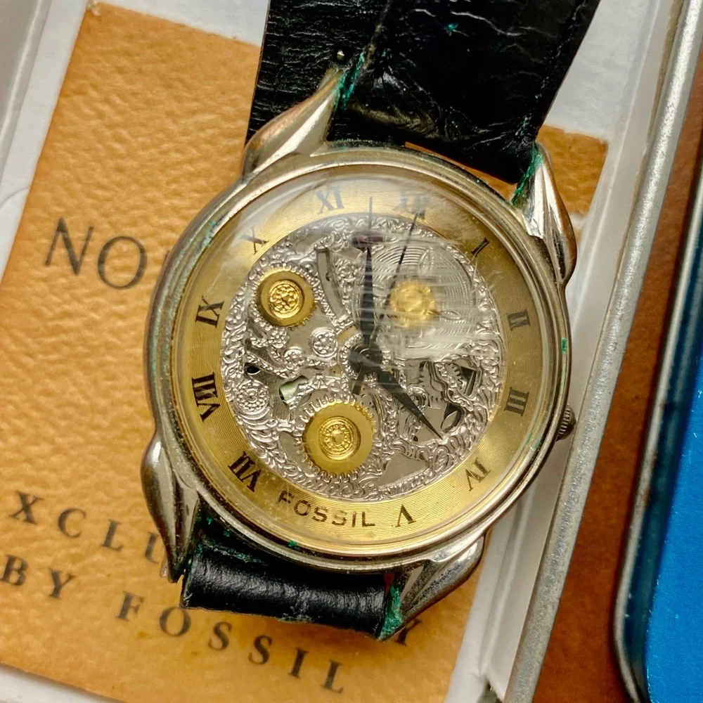 1995 FOSSIK SKELETON WATCH SK-5076